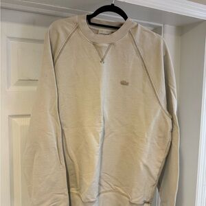 Lacoste Men's Beige Crewneck Sweatshirt